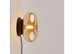 s.luce Wand-/Deckenlampe, Orange, Glas, Oval,Oval,