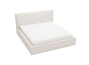 Graingold Polsterbett, Creme, Textil, 160x200