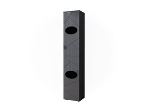 Vicco Wäscheschrank, Anthrazit, Holzwerkstoff, 3