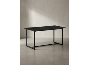 Esstisch Marmoroptik Metall Rechteckig Modern