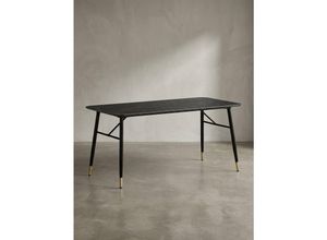 Esstisch Marmoroptik Metall Rechteckig Modern