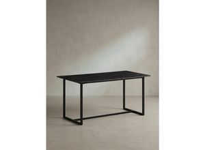 Esstisch Marmoroptik Metall Rechteckig Modern
