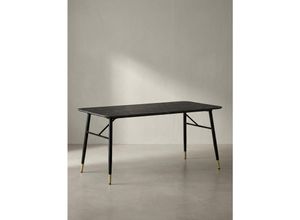 Esstisch Marmoroptik Metall Rechteckig Modern