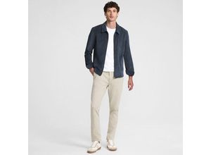 Cord-Hemdjacke, Herren, Blau, Polyester/Nylon/Polyester-Mischung,