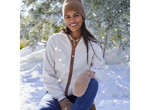 Anyweather Fleece-Jacke mit Kapuze, Damen,