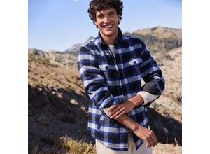 Hemdjacke aus gebürstetem Flanell und