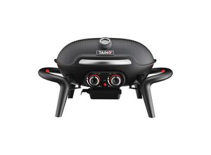 Taino Tischgrill, Schwarz, Kunststoff, Oval, 73x38x50 cm, Grills & Outdoor-Küchen, Gasgrills