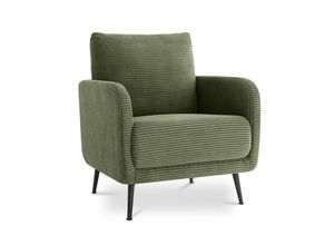 Sicaan Designer-Sessel, Salbeigrün, Holzwerkstoff, 1-Sitzer,