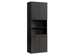 Mokebo Bad, Schwarz, Holzwerkstoff, 2