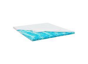 Juskys Topper, Weiß, Textil, 180x200