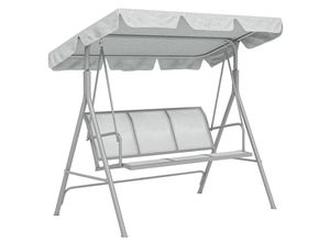 Outsunny Hollywoodschaukel,, Grau, Metall, 108x154x171