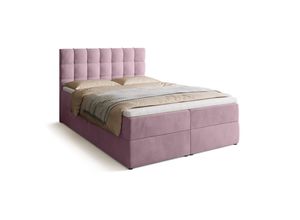 Bromarkt Boxbett, Rosa, Textil, H3,