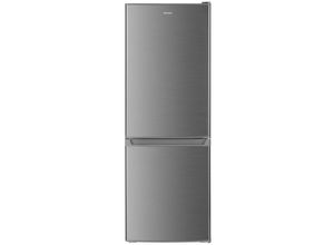 homeX Kühl-Gefrier-Kombination,, Silber, Metall, Kunststoff,