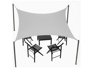 Luverno Sonnensegel, Grau, Textil, Rechteckig,