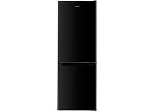 homeX Kühl-Gefrier-Kombination,, Schwarz, Metall, Kunststoff,