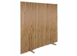 vidaXL Bambuszaun, Braun, Naturmaterialien, Rechteckig,