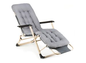 Outtec Garten-Relaxsessel, Grau, Metall, 1-Sitzer,