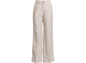 Leinenhose High Waist mit weitem