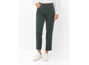 Brax Damen Cordhose Style MILEY S DEEP FOREST, dunkelgrün, Gr. 48K