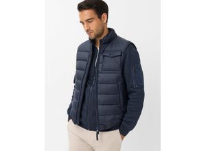 Brax Herren Steppweste Style WILL navy, dunkelblau, Gr. XXXL