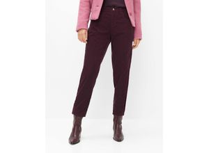 Brax Damen Cordhose Style MILEY S BLACKBERRY VIOLET, dunkles lila, Gr. 34