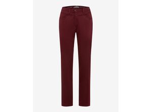 Raphaela by Brax Damen Five-Pocket-Hose Style CAREN NEW BURGUNDY, dunkelrot, Gr. 38K