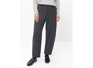 Brax Damen Bundfaltenhose Style MEGAN S SMOKE GREY, dunkelgrau, Gr. 44