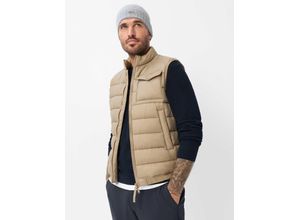 Brax Herren Steppweste Style WILL cappucino, hellbraun, Gr. XXL