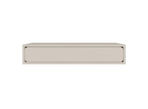 Selsey Hängekonsole, Taupe, Holzwerkstoff, 1 Schubladen, Rechteckig, 90x17x35 cm, Made in Europe, Wohnzimmer, Wohnzimmertische, Konsolentische