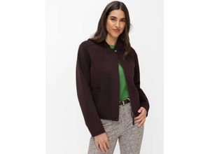 Brax Damen Jacke Style HAZEL brunette, dunkelbraun, Gr. 44