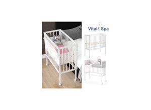 Beistellbett SOPHIE Weiß Babybett Stillbett