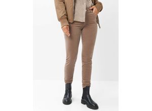 Brax Damen Five-Pocket-Hose Style SHAKIRA LIGHT WALNUT, Beige, Gr. 40