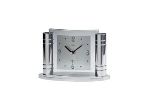 Funktischuhr AMS "5130", silber (silberfarben), Tischuhren, Wohnzimmer, Esszimmer