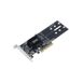 Synology M2D18 - storage bay adapter - M.2 Card - PCIe 2.0 x8