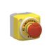Schneider Electric Emergency stop control station marked with iec symbols ø40 mm emergency stop and build-in led with 2 colors (red/white) 2xnc + 1xno 24v