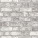Noordwand Homestyle Tapete Brick Wall Grau und Cremeweiß