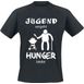 Food Jugend vergeht Hunger bleibt T-Shirt schwarz