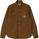 Carhartt - Hemden - L/S Clink Shirt Hamilton Brown Rigid für Herren