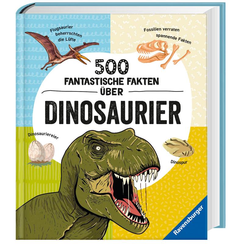 500 fantastische Fakten über Dinosaurier - Ein spannendes Dinosaurierbuch für Kinder ab 6 Jahren voller Dino-Wissen - Anne Rooney, Gebunden