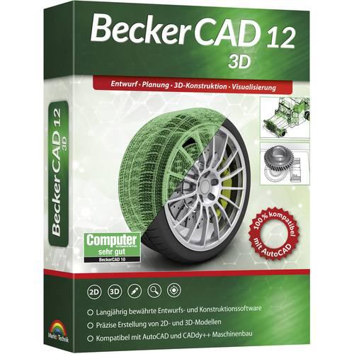 Markt & Technik 80861 BeckerCAD 12 3D Vollversion, 1 Lizenz Windows CAD-Software
