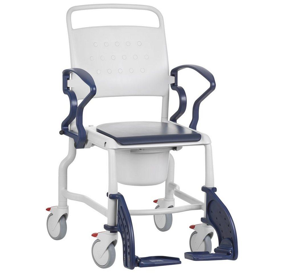 REBOTEC Toiletten-Rollstuhl Rebotec BONN Toilettenrollstuhl mit 5-Zoll-Rädern