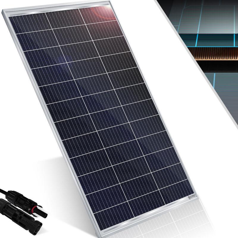 Kesser - Solarpanel Monokristallin Solarmodul Solarpanel - 18 v für 12 v Batterien Photovoltaik - Solarzelle Solaranlage PV-Anlage Solar für