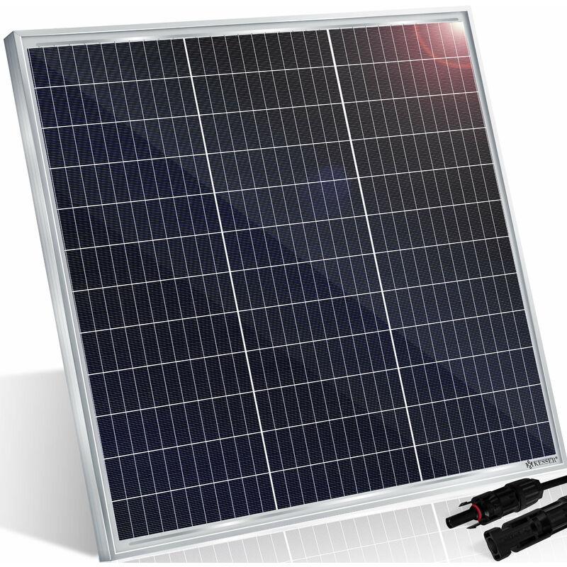 Solarpanel Monokristallin Solarmodul Solarpanel - 18 v für 12 v Batterien Photovoltaik - Solarzelle Solaranlage PV-Anlage Solar für Wohnwagen 100