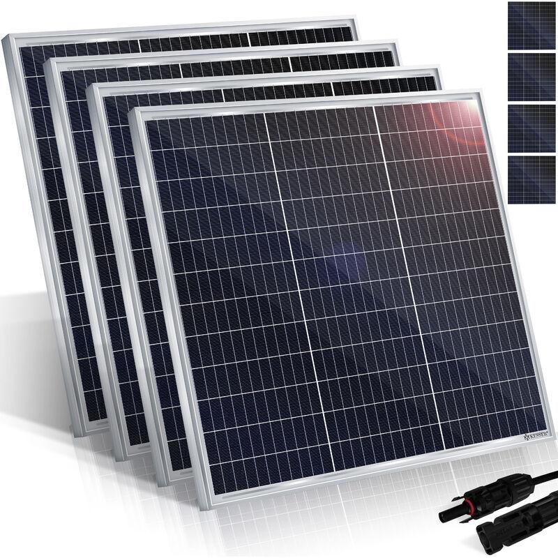KESSER® Solarpanel Monokristallin Solarmodul Solarpanel - 18 V für 12 V Batterien Photovoltaik - Solarzelle Solaranlage PV-Anlage Solar für Wohnwagen