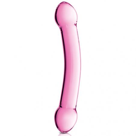 Glossy Toys Gode en verre point G Glossy N°7 Rose
