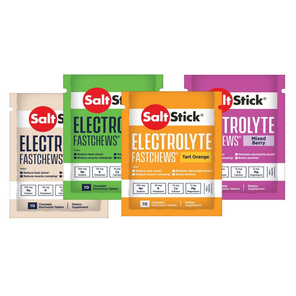 SaltStick Unisex FastChews Testpaket (4 Sorten - 1 Tüten)