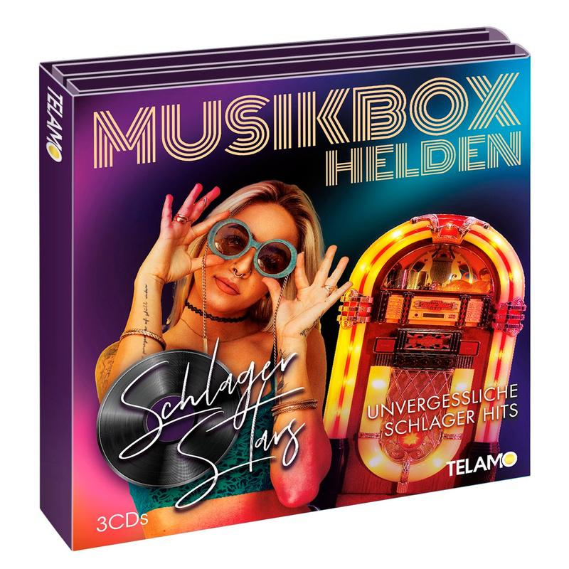 MUSIKBOX HELDEN: Schlager Stars - Unvergessliche Schlager-Hits (Exklusive 3CD-Box) - Diverse Interpreten. (CD)