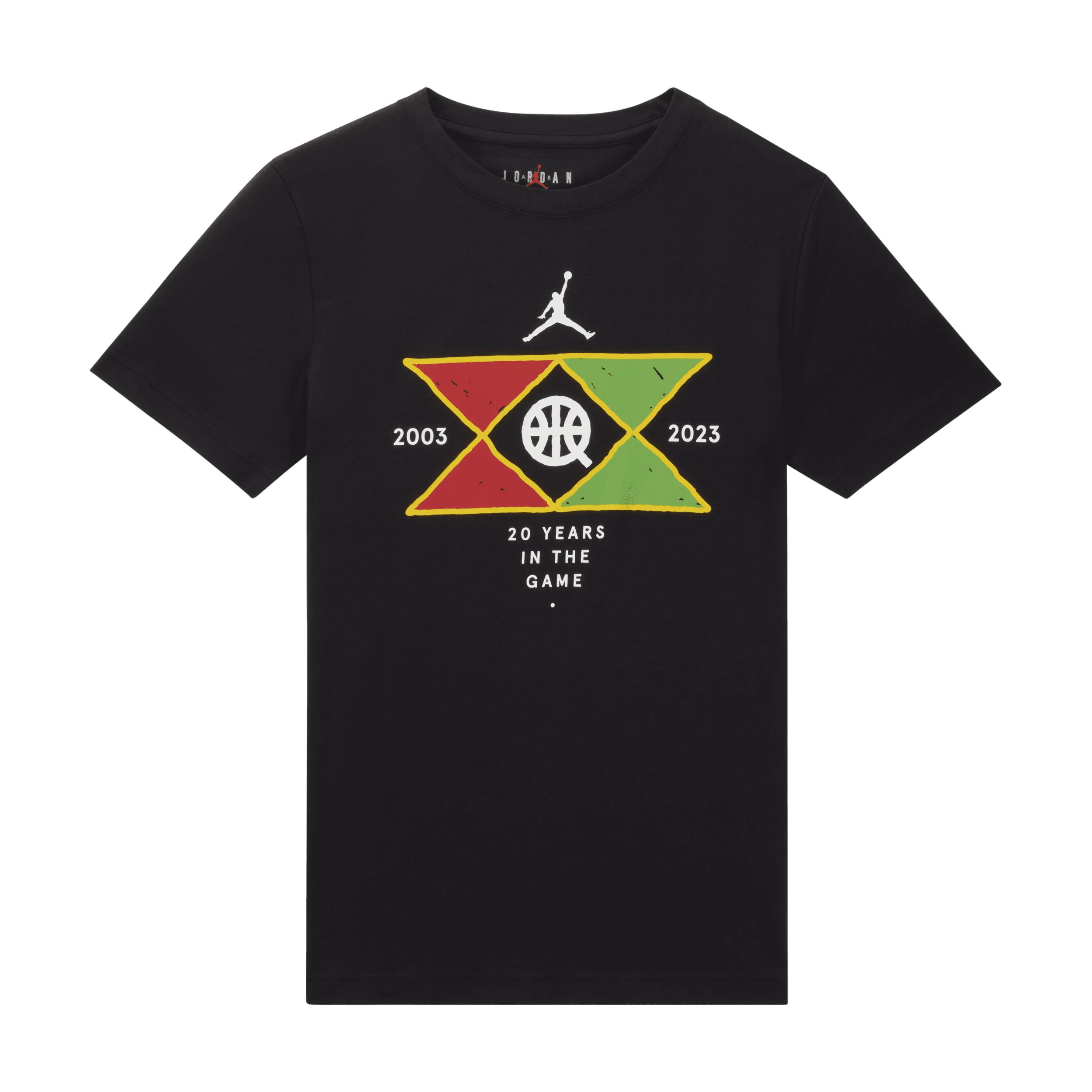 Jordan X Quai 54 Tee T-Shirt für jüngere Kinder - Schwarz