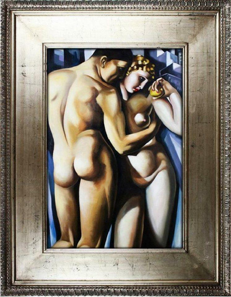 JVmoebel Ölbild Abstrakte Erotik Sex Kunst Gemälde Ölbild Bild Bilder Ölgemälde Sofort