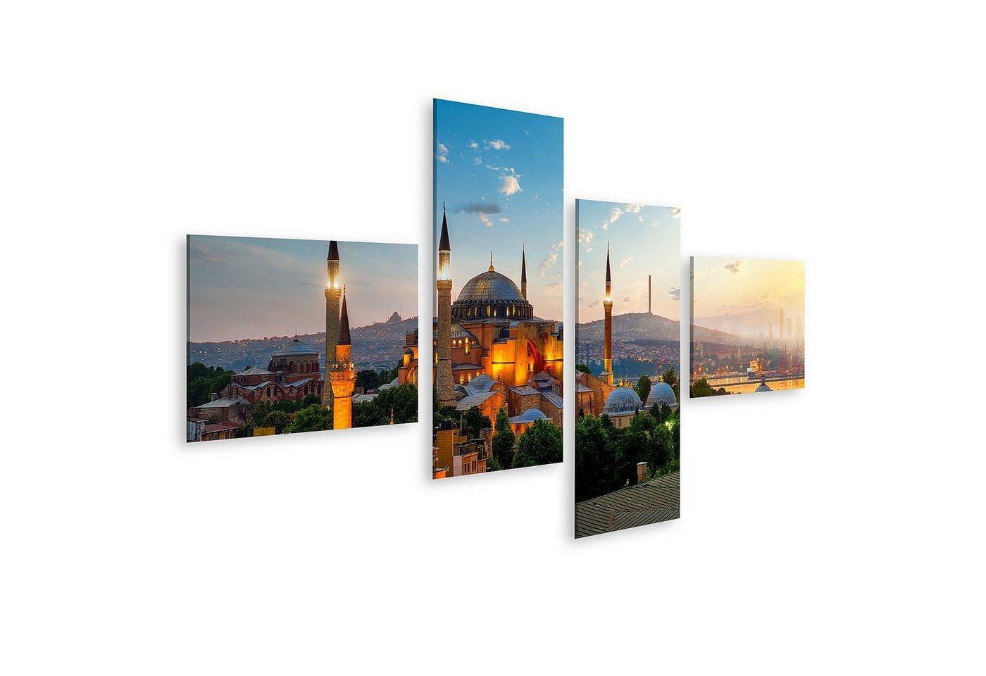 islandburner Leinwandbild Bild auf Leinwand Blick Ayasofya Museum Stadtbild Istanbul Sonnenaufga